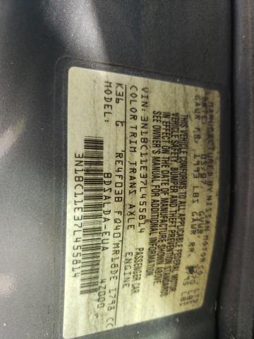 Photo 10 from auction – 2007 NISSAN VERSA S with VIN 3N1BC11E37L455814