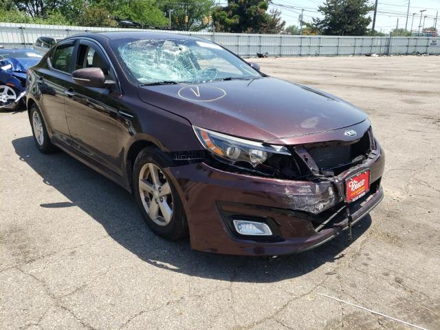 KIA OPTIMA LX 2015 with VIN 5XXGM4A7XFG449974 - Photo from auction