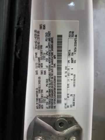 Photo 10 from auction – 2014 FORD ESCAPE SE with VIN 1FMCU0GX9EUC02853