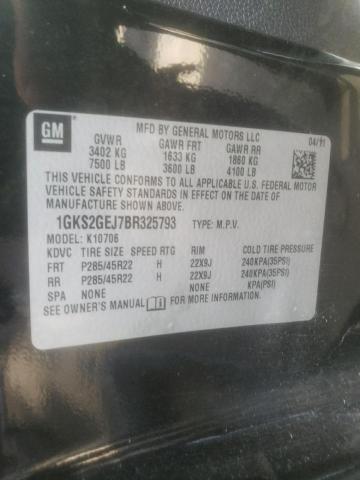 Photo 10 from auction – 2011 GMC YUKON DENA with VIN 1GKS2GEJ7BR325793