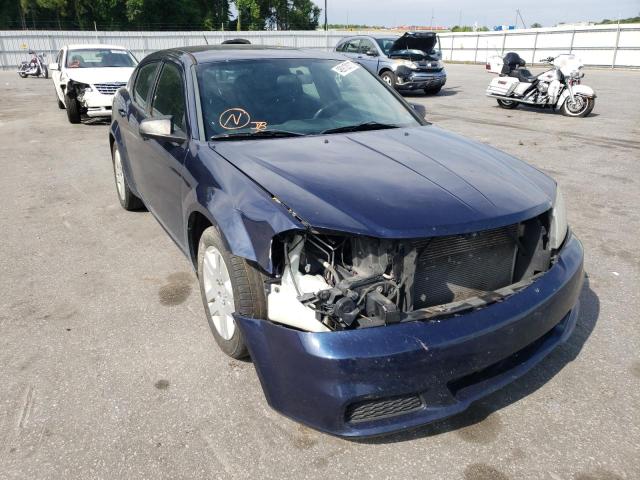 DODGE AVENGER SE 2013 with VIN 1C3CDZAB3DN684187 - Photo from auction