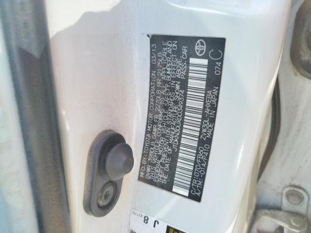 Photo 10 from auction – 2013 TOYOTA PRIUS with VIN JTDKN3DUXD0349374