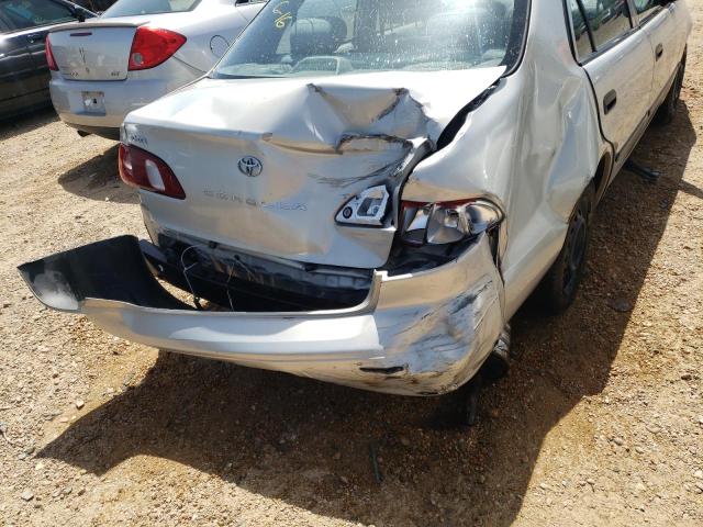 Photo 9 from auction – 2000 TOYOTA COROLLA VE with VIN 2T1BR12E9YC383208