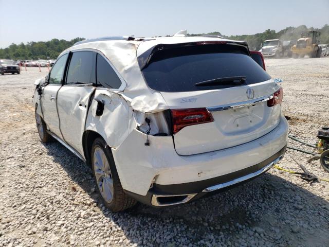 Photo 3 from auction – 2017 ACURA MDX TECHNO with VIN 5FRYD3H5XHB009650
