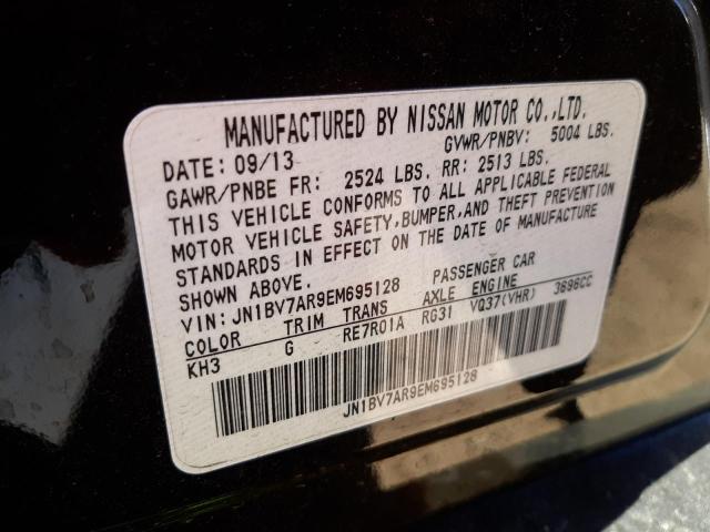 Photo 10 from auction – 2014 INFINITI Q50 BASE with VIN JN1BV7AR9EM695128