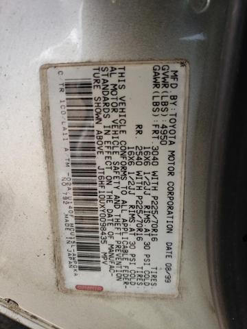 Photo 10 from auction – 2000 LEXUS RX 300 with VIN JT6HF10UXY0098435