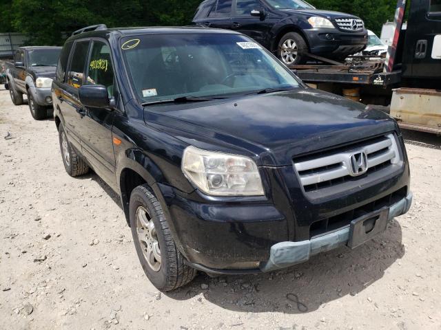 HONDA PILOT EXL 2007 with VIN 2HKYF185X7H502339 - Photo from auction