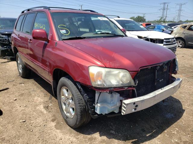 TOYOTA HIGHLANDER 2006 with VIN JTEHD21A260045259 - Photo from auction