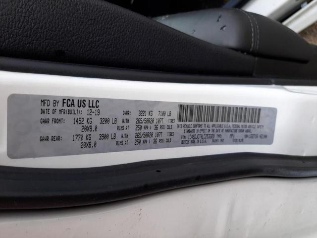 Photo 10 from auction – 2020 DODGE DURANGO R/ with VIN 1C4SDJCT0LC253329