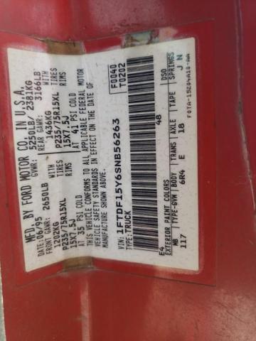 Photo 10 from auction – 1995 FORD F150 with VIN 1FTDF15Y6SNB56263