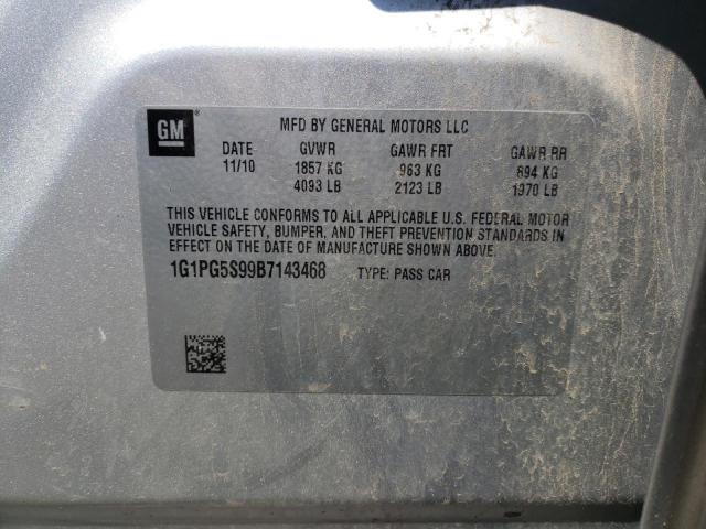 Photo 10 from auction – 2011 CHEVROLET CRUZE LT with VIN 1G1PG5S99B7143468