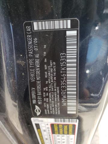 Photo 10 from auction – 2006 MINI COOPER with VIN WMWRC33546TK15313