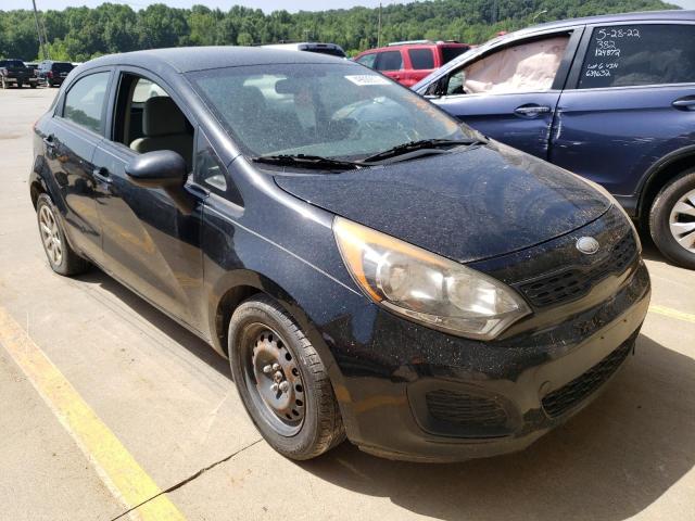 KIA RIO LX 2013 with VIN KNADM5A32D6274635 - Photo from auction