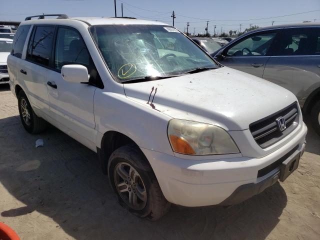 HONDA PILOT EXL 2003 with VIN 2HKYF18563H610953 - Photo from auction