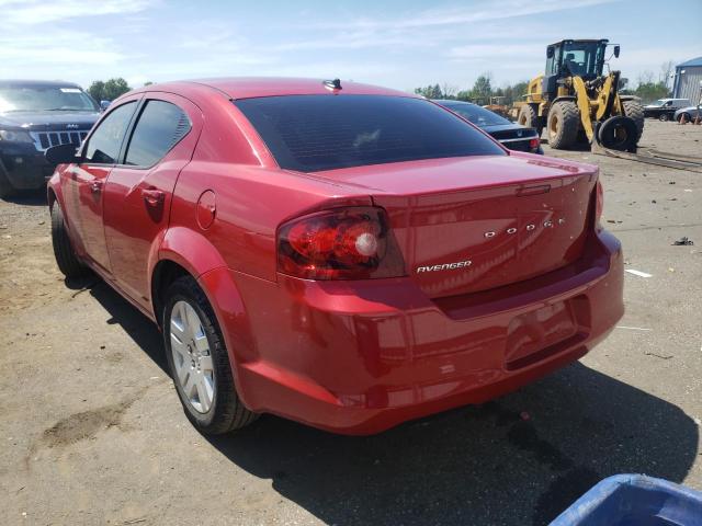 Photo 3 from auction – 2012 DODGE AVENGER SE with VIN 1C3CDZAB9CN190012