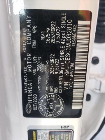 Photo 10 from auction – 2021 GENESIS GV80 BASE with VIN KMUHCESC3MU032810