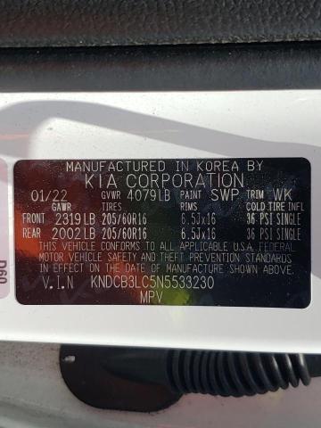 Photo 10 from auction – 2022 KIA NIRO LX with VIN KNDCB3LC5N5533230