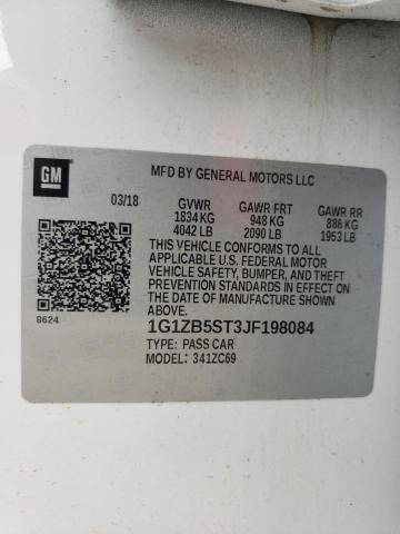 Photo 10 from auction – 2018 CHEVROLET MALIBU LS with VIN 1G1ZB5ST3JF198084