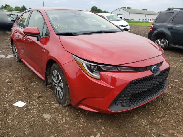 TOYOTA COROLLA LE 2021 with VIN JTDEAMDE7MJ003252 - Photo from auction