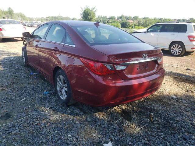Photo 3 from auction – 2012 HYUNDAI SONATA GLS with VIN 5NPEB4AC7CH439090