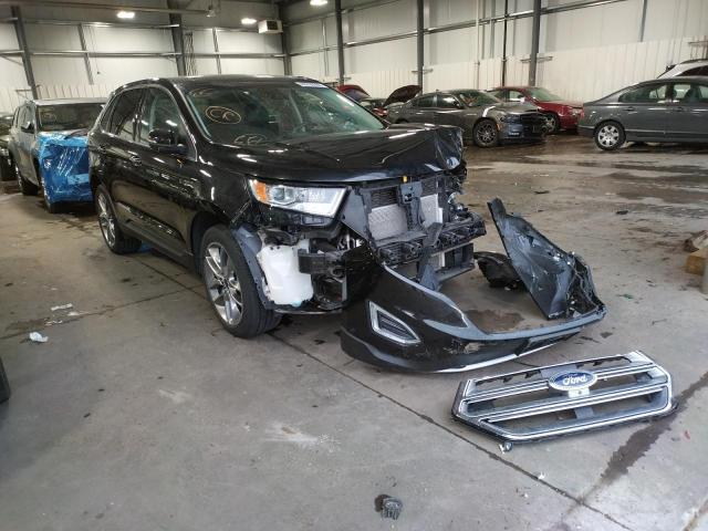 FORD EDGE TITAN 2015 with VIN 2FMPK4K85FBB45377 - Photo from auction