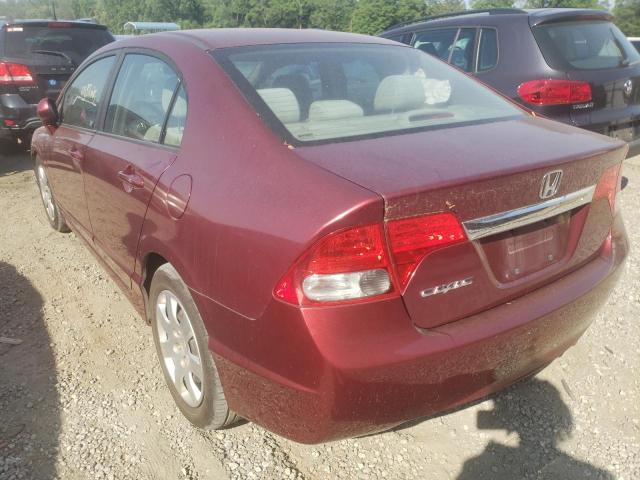 Photo 3 from auction – 2011 HONDA CIVIC LX with VIN 19XFA1F53BE008412