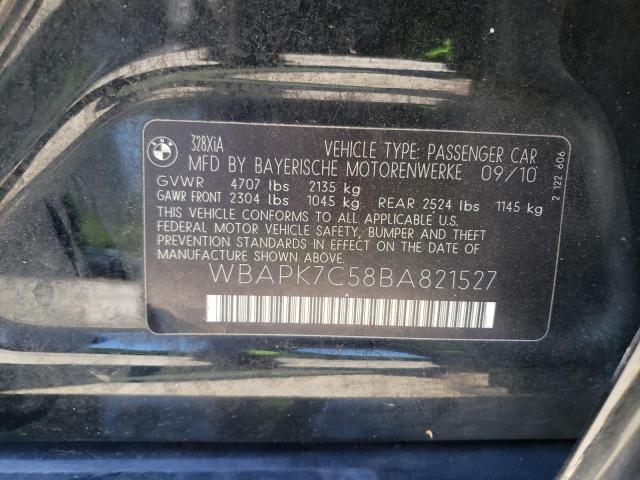 Photo 10 from auction – 2011 BMW 328 XI with VIN WBAPK7C58BA821527