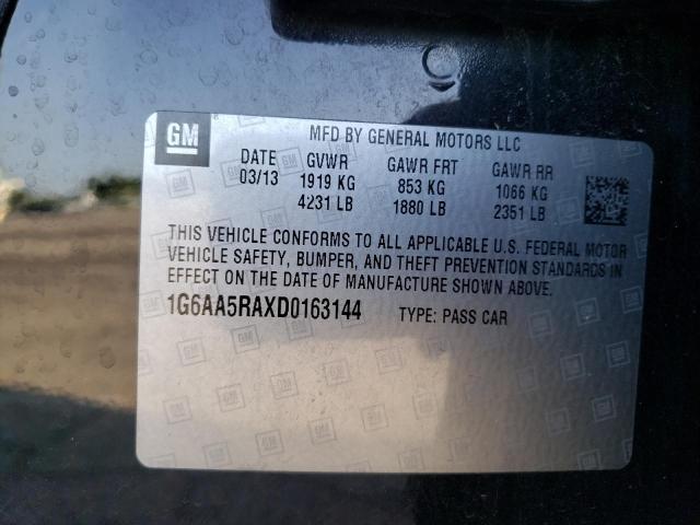 Photo 10 from auction – 2013 CADILLAC ATS with VIN 1G6AA5RAXD0163144