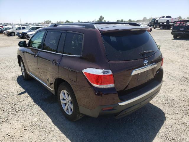Photo 3 from auction – 2013 TOYOTA HIGHLANDER with VIN 5TDBK3EH4DS258107