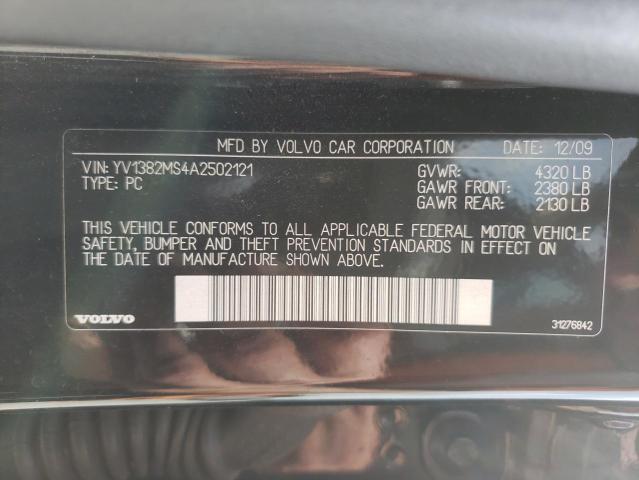Photo 10 from auction – 2010 VOLVO S40 2.4I with VIN YV1382MS4A2502121