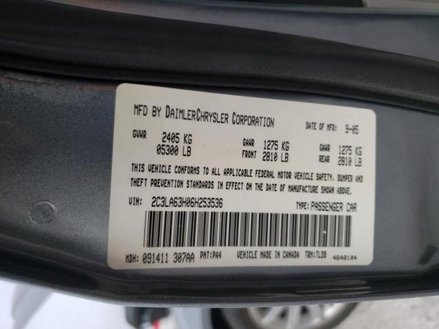 Photo 10 from auction – 2006 CHRYSLER 300C with VIN 2C3LA63H06H253536