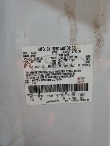 Photo 10 from auction – 2011 FORD F150 SUPER with VIN 1FTEX1CM6BFC07966