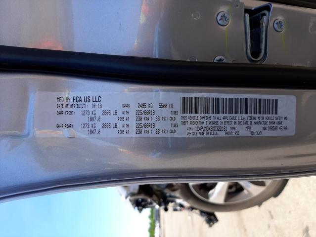 Photo 10 from auction – 2019 JEEP CHEROKEE L with VIN 1C4PJMDX2KD322161