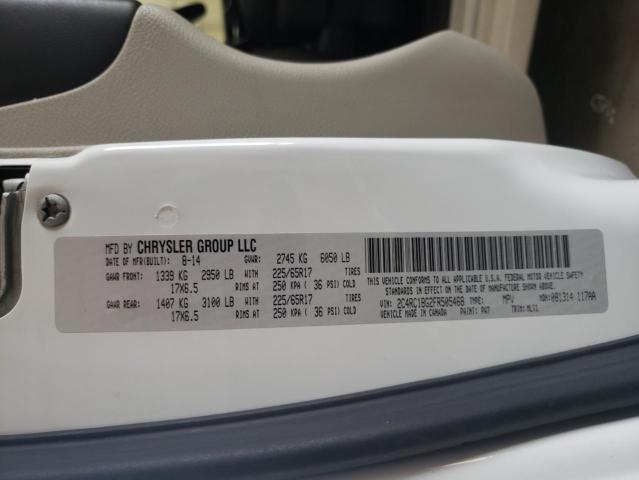 Photo 10 from auction – 2015 CHRYSLER TOWN & COU with VIN 2C4RC1BG2FR505468
