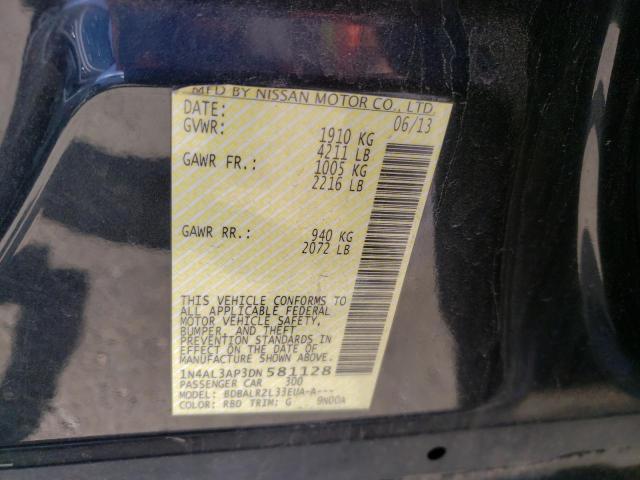 Photo 10 from auction – 2013 NISSAN ALTIMA 2.5 with VIN 1N4AL3AP3DN581128