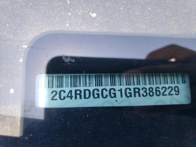 Photo 10 from auction – 2016 DODGE GRAND CARA with VIN 2C4RDGCG1GR386229