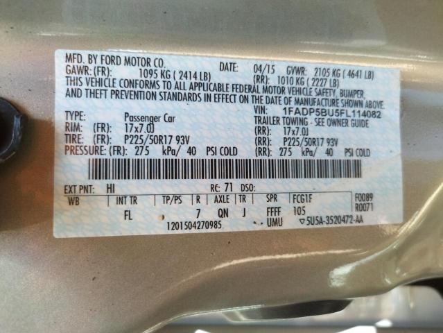 Photo 10 from auction – 2015 FORD C-MAX SEL with VIN 1FADP5BU5FL114082