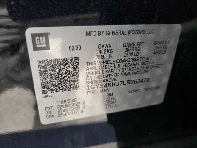 Photo 10 from auction – 2020 CADILLAC ESCALADE E with VIN 1GYS4KKJ7LR263479