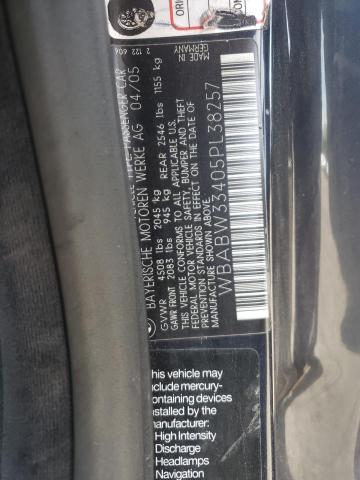 Photo 10 from auction – 2005 BMW 325 CI with VIN WBABW33405PL38257