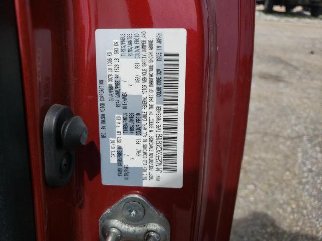Photo 10 from auction – 2010 MAZDA MX-5 MIATA with VIN JM1NC2EFXA0209169