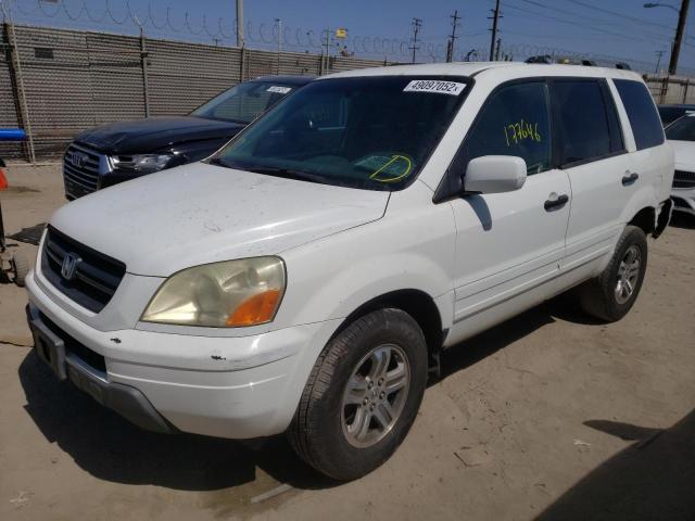 Photo 2 from auction – 2003 HONDA PILOT EXL with VIN 2HKYF18563H610953
