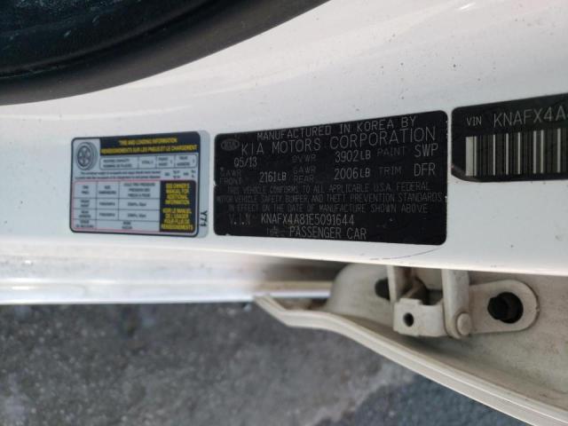 Photo 10 from auction – 2014 KIA FORTE EX with VIN KNAFX4A81E5091644