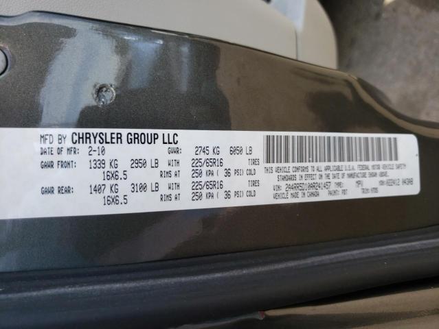 Photo 10 from auction – 2010 CHRYSLER TOWN & COU with VIN 2A4RR5D10AR241457