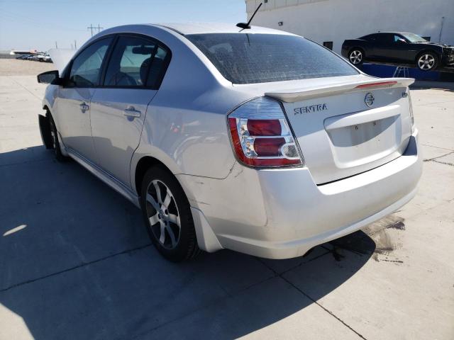 Photo 3 from auction – 2012 NISSAN SENTRA 2.0 with VIN 3N1AB6AP1CL667571