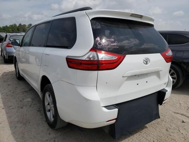 Photo 3 from auction – 2017 TOYOTA SIENNA LE with VIN 5TDKZ3DC7HS836420