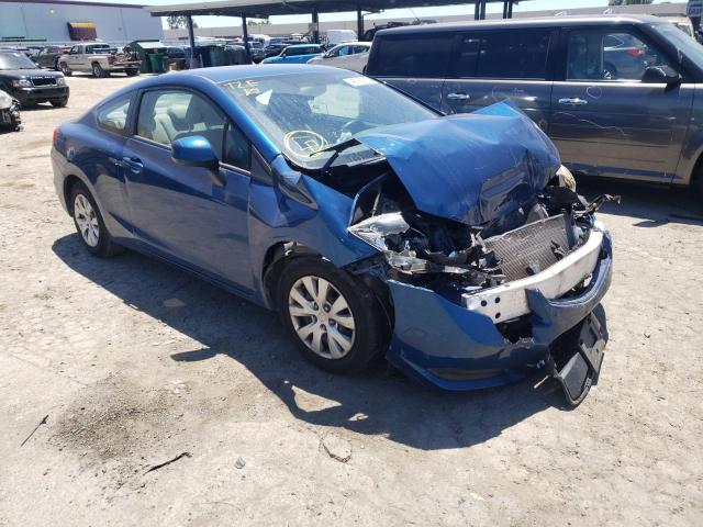 HONDA CIVIC LX 2012 with VIN 2HGFG3B51CH507460 - Photo from auction