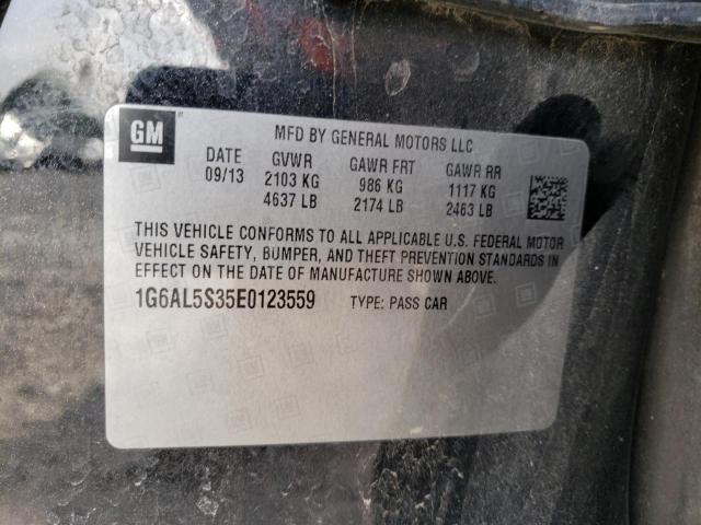 Photo 10 from auction – 2014 CADILLAC ATS PREMIU with VIN 1G6AL5S35E0123559