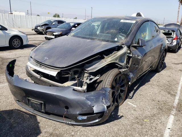 Photo 9 from auction – 2021 TESLA MODEL Y with VIN 5YJYGDEE8MF108285