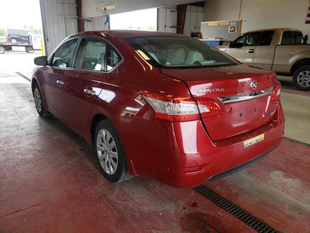 Photo 3 from auction – 2014 NISSAN SENTRA S with VIN 3N1AB7AP3EL616078