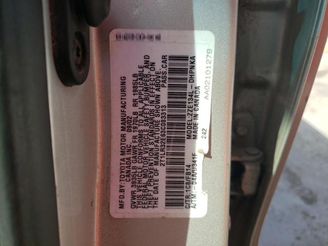 Photo 10 from auction – 2003 TOYOTA COROLLA MA with VIN 2T1LR32E63C083313